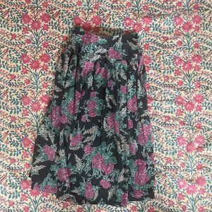 CLEARANCE: Floral Midi Skirt